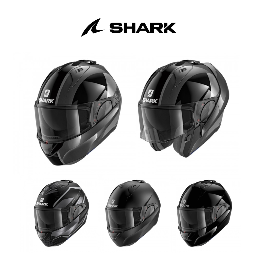샤크헬멧 EVO-ES 시스템 헬멧 풀페이스 선바이저 바이크 오토바이 헬멧 하이바