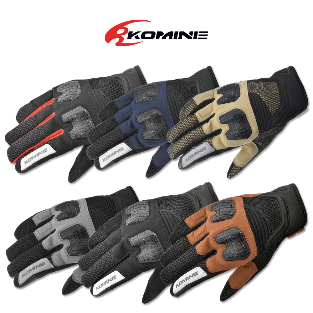 코미네 GK-250 3D Mesh Protect Gloves 6COLOR 메쉬 바이크 장갑 스마트폰터치 글러브